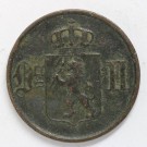 1 øre 1891 , kv. 1 (Nr. 2463) skitten thumbnail