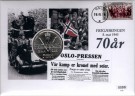 Myntbrev. Nr. 207, Frigjøringen 8.mai 1945 - 70 år (SØLV) thumbnail