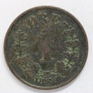 1 øre 1891 , kv. 1 (Nr. 2463) skitten thumbnail