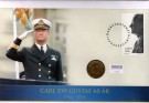 Kongelig myntbrev, SH 56 - Kong Karl Gustaf 60 år thumbnail