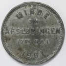 17. Mai. 1901,  Tordenskjold stående, JA37, bly, mangler hempe.             thumbnail