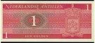 Nederlandske Antiller: 1 Gulden 1970, #20a, kv. 0 (Nr.66), bakark medfølger thumbnail