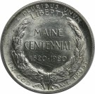 Half Dollar 1920 - Maine Centennial, Kv.01 (Nr. 2568) riss thumbnail