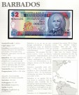 Barbados: 2 Dollars (1998)ND, #54a, kv.0 (Nr.172), bakark medfølger thumbnail