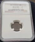 1 øre 1891 , kv. MS 62 BN (Nr. 2661)Slabbet NGC thumbnail