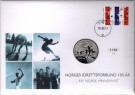 Myntbrev. Nr. 156, Norges Idrettsforbund 150 år (Sølv) thumbnail