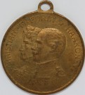 17. Mai. 1914, Christian Fredrik og Haakon, JA.61, Bronse thumbnail