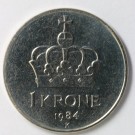 1 krone 1984 , kv. 0 thumbnail