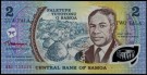 Samoa: 2 Tala (1990) ND, #31e, kv. 0 (Nr.62), bakark medfølger thumbnail