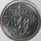 5 kroner 1970 , kv. 0 thumbnail