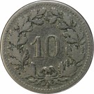 10 Rappen 1895 B, Kv.1- (R419) thumbnail