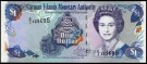 Caymanøyene: 1 Dollar 1998 C/2, #21b, kv.01 (Nr.164), bakark medfølger thumbnail