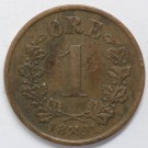 1 øre 1891 , kv. 1+ (Nr. 2004) thumbnail