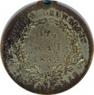 17. Mai. 1889, Grunnlovens 75-års dag, JA.14, Fors. Bronse thumbnail