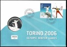 Myntbrev. Nr. 095,  Olympiske Vinterleker i Torino (Sølv)    thumbnail