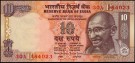 India: 10 Rupees 1996, #89, kv.0 (Nr.144), bakark medfølger thumbnail