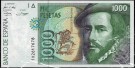 Spania: 1000 Pesetas 1992, kv. 0 thumbnail