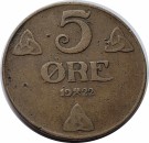 5 øre 1922 , kv. 1 thumbnail