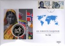 Myntbrev. Nr. 211, De forente nasjoner 70 år (SØLV) thumbnail