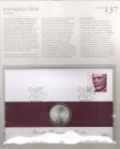 Myntbrev. Nr. 137, Knut Hamsun 150 År (Sølv) thumbnail