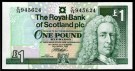 Skottland: 1 Pund 1999, #360, kv. 0 (Nr.39), bakark medfølger thumbnail