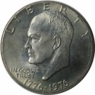 One Dollar 1976 (1776-1976), Eisenhower, Variant 2, kv.1+/01 thumbnail