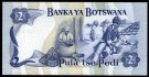 Botswana: 2 Pula 1982,#7d, kv. 0 (Nr.34), bakark medfølger thumbnail