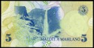Lesoto: 5 Maloti 1989, #10a, kv. 0 (Nr.95), bakark medfølger thumbnail