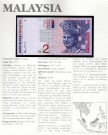 Malaysia: 2 Ringgit 1996-99 ND, #40, kv. 0 (Nr.45), bakark medfølger thumbnail