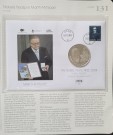 Myntbrev. Nr. 131/1, Nobels fredspris Martti Ahtisaari (Sølv) thumbnail