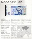 Kasakhstan: 1 Tenge 1993, kv. 0 (Nr.33), bakark medfølger thumbnail