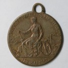 17. Mai. 1907, Sittende kv. i nasjonaldrakt, JA.46, Bronse m/hempe thumbnail