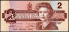 Canada: 2 Dollars 1986, #94b, kv.0 (Nr.156), bakark medfølger thumbnail