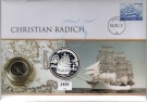 Myntbrev. Nr. 168, Christian Radich 75 år thumbnail