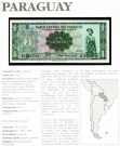 Paraguay: 1 Guarani 1952, #193a, kv.0 (Nr.155), bakark medfølger thumbnail
