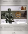 Myntbrev. Nr. 160, Max Manus - hedres med statue thumbnail