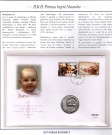 Kongelig myntbrev, nr. 1009 - H.K.H. Prinsesse Ingrid Alexandra (Sølv) thumbnail
