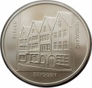 Myntbrev. Nr. 101, Årets Turistfrimerker - Bryggen i Bergen thumbnail