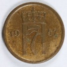 1 øre 1957,  kv. 1+/01 thumbnail