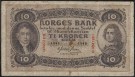 10 kr 1940 Ø, kv. 1/1- (Nr.2823) flekker thumbnail