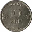 10 øre 1922 , kv. 0 (Nr. 1462) thumbnail