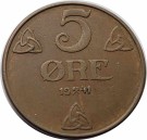 5 øre 1941 , kv. 1+ thumbnail