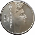 Myntbrev. Nr. 112,  H.M. Dronning Sonja  70 år (Sølv) thumbnail
