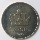 1 krone 1989 , kv. 0 thumbnail