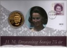 Myntbrev. Nr. 173, Norges Dronning Sonja 75 år thumbnail