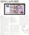 Singapore: 2 Dollars (1999) ND, #8c, kv.0 (bølget papir) (Nr.148), bakark medfølger thumbnail
