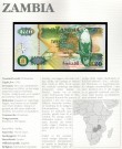 Zambia: 20 Kwacha 1992, #36b, kv. 0 (Nr.36), bakark medfølger thumbnail