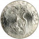 100 Kroner 1982 - Norges konge i 25 år (Sølv) thumbnail