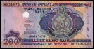 Vanatu: 200 Vatu (1995) ND, #8a, kv. 0 (Nr.72), bakark medfølger thumbnail