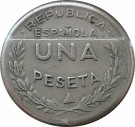 1 Peseta 1937, Kv. 1+, Santander Palencia Y Burgos (Spain-Sivil War) thumbnail